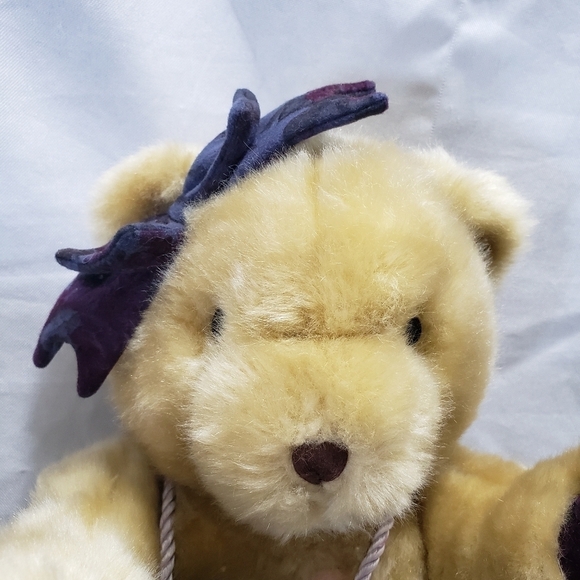 Vintage Cherished Teddies Frienship Teddy Bear Plush 10" Stuffed Animal Posable - Picture 2 of 14